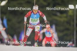 17.02.2024, Nove Mesto na Morave, Czechia (CZE): Baiba Bendika (LAT) - IBU World Championships Biathlon, relay women, Nove Mesto na Morave (CZE). www.nordicfocus.com. © Thibaut/NordicFocus. Every downloaded picture is fee-liable.