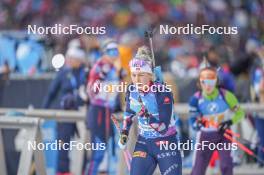 17.02.2024, Nove Mesto na Morave, Czechia (CZE): Ingrid Landmark Tandrevold (NOR) - IBU World Championships Biathlon, relay women, Nove Mesto na Morave (CZE). www.nordicfocus.com. © Thibaut/NordicFocus. Every downloaded picture is fee-liable.