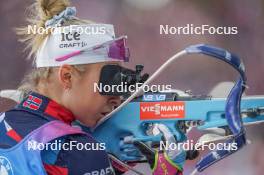 17.02.2024, Nove Mesto na Morave, Czechia (CZE): Ingrid Landmark Tandrevold (NOR) - IBU World Championships Biathlon, relay women, Nove Mesto na Morave (CZE). www.nordicfocus.com. © Thibaut/NordicFocus. Every downloaded picture is fee-liable.