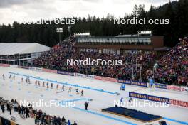 17.02.2024, Nove Mesto na Morave, Czechia (CZE): Feature: Track atmosphere  - IBU World Championships Biathlon, relay women, Nove Mesto na Morave (CZE). www.nordicfocus.com. © Manzoni/NordicFocus. Every downloaded picture is fee-liable.