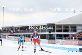 17.02.2024, Nove Mesto na Morave, Czechia (CZE): Benita Peiffer (CAN) - IBU World Championships Biathlon, relay women, Nove Mesto na Morave (CZE). www.nordicfocus.com. © Manzoni/NordicFocus. Every downloaded picture is fee-liable.