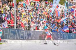 17.02.2024, Nove Mesto na Morave, Czechia (CZE): Elisa Gasparin (SUI) - IBU World Championships Biathlon, relay women, Nove Mesto na Morave (CZE). www.nordicfocus.com. © Thibaut/NordicFocus. Every downloaded picture is fee-liable.