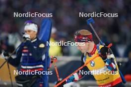 10.02.2024, Nove Mesto na Morave, Czechia (CZE): Johannes Thingnes Boe (NOR) - IBU World Championships Biathlon, sprint men, Nove Mesto na Morave (CZE). www.nordicfocus.com. © Thibaut/NordicFocus. Every downloaded picture is fee-liable.