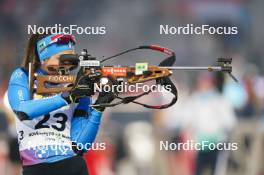 09.02.2024, Nove Mesto na Morave, Czechia (CZE): Lisa Vittozzi (ITA) - IBU World Championships Biathlon, sprint women, Nove Mesto na Morave (CZE). www.nordicfocus.com. © Thibaut/NordicFocus. Every downloaded picture is fee-liable.