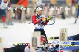 09.02.2024, Nove Mesto na Morave, Czechia (CZE): Marketa Davidova (CZE) - IBU World Championships Biathlon, sprint women, Nove Mesto na Morave (CZE). www.nordicfocus.com. © Thibaut/NordicFocus. Every downloaded picture is fee-liable.