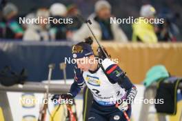 09.02.2024, Nove Mesto na Morave, Czechia (CZE): Julia Simon (FRA) - IBU World Championships Biathlon, sprint women, Nove Mesto na Morave (CZE). www.nordicfocus.com. © Thibaut/NordicFocus. Every downloaded picture is fee-liable.