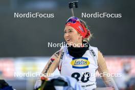 09.02.2024, Nove Mesto na Morave, Czechia (CZE): Elisa Gasparin (SUI) - IBU World Championships Biathlon, sprint women, Nove Mesto na Morave (CZE). www.nordicfocus.com. © Manzoni/NordicFocus. Every downloaded picture is fee-liable.