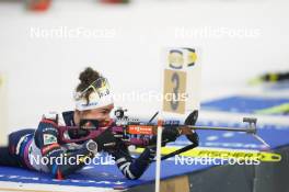 09.02.2024, Nove Mesto na Morave, Czechia (CZE): Lou Jeanmonnot (FRA) - IBU World Championships Biathlon, sprint women, Nove Mesto na Morave (CZE). www.nordicfocus.com. © Thibaut/NordicFocus. Every downloaded picture is fee-liable.