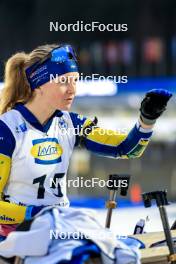 09.02.2024, Nove Mesto na Morave, Czechia (CZE): Mona Brorsson (SWE) - IBU World Championships Biathlon, sprint women, Nove Mesto na Morave (CZE). www.nordicfocus.com. © Manzoni/NordicFocus. Every downloaded picture is fee-liable.