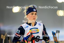 09.02.2024, Nove Mesto na Morave, Czechia (CZE): Sophie Chauveau (FRA) - IBU World Championships Biathlon, sprint women, Nove Mesto na Morave (CZE). www.nordicfocus.com. © Manzoni/NordicFocus. Every downloaded picture is fee-liable.