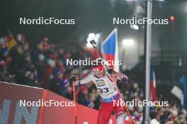 09.02.2024, Nove Mesto na Morave, Czechia (CZE): Ekaterina Avvakumova (KOR) - IBU World Championships Biathlon, sprint women, Nove Mesto na Morave (CZE). www.nordicfocus.com. © Thibaut/NordicFocus. Every downloaded picture is fee-liable.