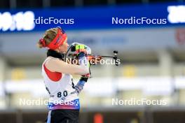 09.02.2024, Nove Mesto na Morave, Czechia (CZE): Elisa Gasparin (SUI) - IBU World Championships Biathlon, sprint women, Nove Mesto na Morave (CZE). www.nordicfocus.com. © Manzoni/NordicFocus. Every downloaded picture is fee-liable.