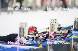 09.02.2024, Nove Mesto na Morave, Czechia (CZE): Amy Baserga (SUI) - IBU World Championships Biathlon, sprint women, Nove Mesto na Morave (CZE). www.nordicfocus.com. © Thibaut/NordicFocus. Every downloaded picture is fee-liable.