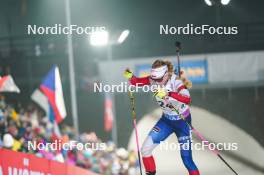 09.02.2024, Nove Mesto na Morave, Czechia (CZE): Marketa Davidova (CZE) - IBU World Championships Biathlon, sprint women, Nove Mesto na Morave (CZE). www.nordicfocus.com. © Thibaut/NordicFocus. Every downloaded picture is fee-liable.