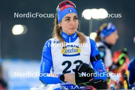 09.02.2024, Nove Mesto na Morave, Czechia (CZE): Lisa Vittozzi (ITA) - IBU World Championships Biathlon, sprint women, Nove Mesto na Morave (CZE). www.nordicfocus.com. © Manzoni/NordicFocus. Every downloaded picture is fee-liable.