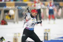 09.02.2024, Nove Mesto na Morave, Czechia (CZE): Amy Baserga (SUI) - IBU World Championships Biathlon, sprint women, Nove Mesto na Morave (CZE). www.nordicfocus.com. © Thibaut/NordicFocus. Every downloaded picture is fee-liable.