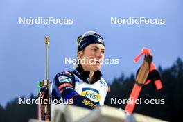 09.02.2024, Nove Mesto na Morave, Czechia (CZE): Justine Braisaz-Bouchet (FRA) - IBU World Championships Biathlon, sprint women, Nove Mesto na Morave (CZE). www.nordicfocus.com. © Manzoni/NordicFocus. Every downloaded picture is fee-liable.