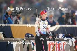 09.02.2024, Nove Mesto na Morave, Czechia (CZE): Amy Baserga (SUI) - IBU World Championships Biathlon, sprint women, Nove Mesto na Morave (CZE). www.nordicfocus.com. © Thibaut/NordicFocus. Every downloaded picture is fee-liable.