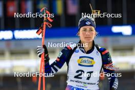 09.02.2024, Nove Mesto na Morave, Czechia (CZE): Justine Braisaz-Bouchet (FRA) - IBU World Championships Biathlon, sprint women, Nove Mesto na Morave (CZE). www.nordicfocus.com. © Manzoni/NordicFocus. Every downloaded picture is fee-liable.