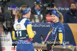 09.02.2024, Nove Mesto na Morave, Czechia (CZE): Mona Brorsson (SWE) - IBU World Championships Biathlon, sprint women, Nove Mesto na Morave (CZE). www.nordicfocus.com. © Thibaut/NordicFocus. Every downloaded picture is fee-liable.