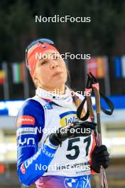 09.02.2024, Nove Mesto na Morave, Czechia (CZE): Anastasiya Kuzmina (SVK) - IBU World Championships Biathlon, sprint women, Nove Mesto na Morave (CZE). www.nordicfocus.com. © Manzoni/NordicFocus. Every downloaded picture is fee-liable.