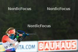 09.02.2024, Nove Mesto na Morave, Czechia (CZE): Nadia Moser (CAN) - IBU World Championships Biathlon, sprint women, Nove Mesto na Morave (CZE). www.nordicfocus.com. © Manzoni/NordicFocus. Every downloaded picture is fee-liable.