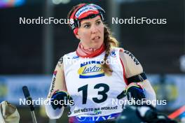 09.02.2024, Nove Mesto na Morave, Czechia (CZE): Lena Haecki-Gross (SUI) - IBU World Championships Biathlon, sprint women, Nove Mesto na Morave (CZE). www.nordicfocus.com. © Manzoni/NordicFocus. Every downloaded picture is fee-liable.