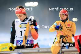 09.02.2024, Nove Mesto na Morave, Czechia (CZE): Sophia Schneider (GER) - IBU World Championships Biathlon, sprint women, Nove Mesto na Morave (CZE). www.nordicfocus.com. © Manzoni/NordicFocus. Every downloaded picture is fee-liable.