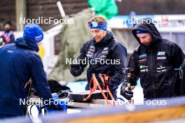 08.02.2024, Nove Mesto na Morave, Czechia (CZE): Jesper Nelin (SWE) - IBU World Championships Biathlon, training, Nove Mesto na Morave (CZE). www.nordicfocus.com. © Thibaut/NordicFocus. Every downloaded picture is fee-liable.