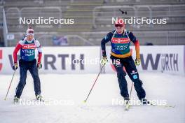 08.02.2024, Nove Mesto na Morave, Czechia (CZE): Johannes Kuehn (GER) - IBU World Championships Biathlon, training, Nove Mesto na Morave (CZE). www.nordicfocus.com. © Thibaut/NordicFocus. Every downloaded picture is fee-liable.