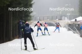 08.02.2024, Nove Mesto na Morave, Czechia (CZE): Undefined athletes compete - IBU World Championships Biathlon, training, Nove Mesto na Morave (CZE). www.nordicfocus.com. © Manzoni/NordicFocus. Every downloaded picture is fee-liable.
