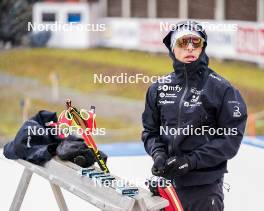 08.02.2024, Nove Mesto na Morave, Czechia (CZE): Oscar Lombardot (FRA) - IBU World Championships Biathlon, training, Nove Mesto na Morave (CZE). www.nordicfocus.com. © Thibaut/NordicFocus. Every downloaded picture is fee-liable.