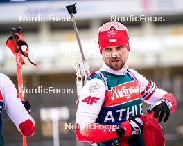 08.02.2024, Nove Mesto na Morave, Czechia (CZE): Andrzej Nedza-Kubiniec (POL) - IBU World Championships Biathlon, training, Nove Mesto na Morave (CZE). www.nordicfocus.com. © Thibaut/NordicFocus. Every downloaded picture is fee-liable.