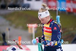 12.02.2024, Nove Mesto na Morave, Czechia (CZE): Ingrid Landmark Tandrevold (NOR) - IBU World Championships Biathlon, training, Nove Mesto na Morave (CZE). www.nordicfocus.com. © Thibaut/NordicFocus. Every downloaded picture is fee-liable.