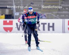 08.02.2024, Nove Mesto na Morave, Czechia (CZE): Eric Perrot (FRA) - IBU World Championships Biathlon, training, Nove Mesto na Morave (CZE). www.nordicfocus.com. © Thibaut/NordicFocus. Every downloaded picture is fee-liable.