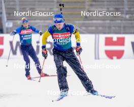 08.02.2024, Nove Mesto na Morave, Czechia (CZE): Jesper Nelin (SWE) - IBU World Championships Biathlon, training, Nove Mesto na Morave (CZE). www.nordicfocus.com. © Thibaut/NordicFocus. Every downloaded picture is fee-liable.