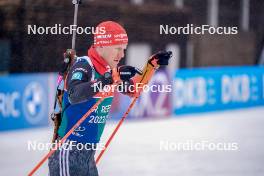 08.02.2024, Nove Mesto na Morave, Czechia (CZE): Roman Rees (GER) - IBU World Championships Biathlon, training, Nove Mesto na Morave (CZE). www.nordicfocus.com. © Thibaut/NordicFocus. Every downloaded picture is fee-liable.