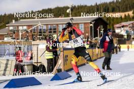 17.11.2024, Sjusjoen, Norway (NOR): César Beauvais (BEL) - Biathlon Season Opening, mass, Sjusjoen (NOR). www.nordicfocus.com. © Nordnes/NordicFocus. Every downloaded picture is fee-liable.