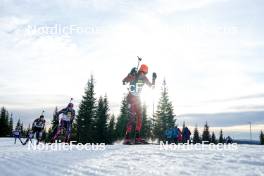 17.11.2024, Sjusjoen, Norway (NOR): Jakob Wallenius (NOR), Edvard Haugen (NOR), (l-r) - Biathlon Season Opening, mass, Sjusjoen (NOR). www.nordicfocus.com. © Nordnes/NordicFocus. Every downloaded picture is fee-liable.