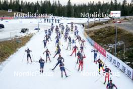 17.11.2024, Sjusjoen, Norway (NOR): Event Feature: race start - Biathlon Season Opening, mass, Sjusjoen (NOR). www.nordicfocus.com. © Nordnes/NordicFocus. Every downloaded picture is fee-liable.