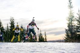 17.11.2024, Sjusjoen, Norway (NOR): Haavard Kne Galaaen (NOR), Fredrik Vogt Vold (NOR), (l-r) - Biathlon Season Opening, mass, Sjusjoen (NOR). www.nordicfocus.com. © Nordnes/NordicFocus. Every downloaded picture is fee-liable.