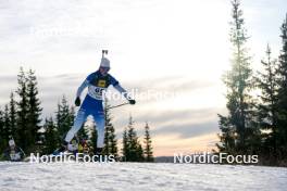 17.11.2024, Sjusjoen, Norway (NOR): Bendik Winsvold (NOR) - Biathlon Season Opening, mass, Sjusjoen (NOR). www.nordicfocus.com. © Nordnes/NordicFocus. Every downloaded picture is fee-liable.