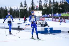 17.11.2024, Sjusjoen, Norway (NOR): Espen Uldal (NOR), Simon Hjelmeset Kirkeeide (NOR) - Biathlon Season Opening, mass, Sjusjoen (NOR). www.nordicfocus.com. © Nordnes/NordicFocus. Every downloaded picture is fee-liable.