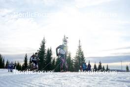 17.11.2024, Sjusjoen, Norway (NOR): Brian Hofstad (NOR), Jakob Wallenius (NOR), (l-r) - Biathlon Season Opening, mass, Sjusjoen (NOR). www.nordicfocus.com. © Nordnes/NordicFocus. Every downloaded picture is fee-liable.