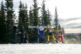 17.11.2024, Sjusjoen, Norway (NOR): Jakob Lundby (NOR), Haavard Kne Galaaen (NOR), (l-r) - Biathlon Season Opening, mass, Sjusjoen (NOR). www.nordicfocus.com. © Nordnes/NordicFocus. Every downloaded picture is fee-liable.