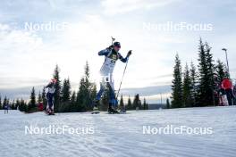 17.11.2024, Sjusjoen, Norway (NOR): Jacob Jaeger Barth (NOR), Olav Solan Knudsen Renolen (NOR), (l-r) - Biathlon Season Opening, mass, Sjusjoen (NOR). www.nordicfocus.com. © Nordnes/NordicFocus. Every downloaded picture is fee-liable.