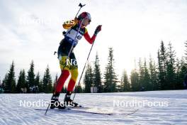 17.11.2024, Sjusjoen, Norway (NOR): Maya Cloetens (BEL) - Biathlon Season Opening, mass, Sjusjoen (NOR). www.nordicfocus.com. © Nordnes/NordicFocus. Every downloaded picture is fee-liable.