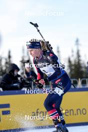 17.11.2024, Sjusjoen, Norway (NOR): Juni Arnekleiv (NOR) - Biathlon Season Opening, mass, Sjusjoen (NOR). www.nordicfocus.com. © Nordnes/NordicFocus. Every downloaded picture is fee-liable.