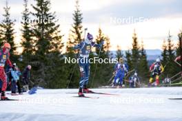 17.11.2024, Sjusjoen, Norway (NOR): Edvard Haugen (NOR), Olav Hallingstad (NOR), (l-r) - Biathlon Season Opening, mass, Sjusjoen (NOR). www.nordicfocus.com. © Nordnes/NordicFocus. Every downloaded picture is fee-liable.