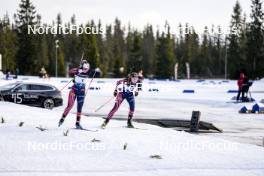 17.11.2024, Sjusjoen, Norway (NOR): Ingrid Landmark Tandrevold (NOR), Maren Hjelmeset Kirkeeide (NOR), (l-r) - Biathlon Season Opening, mass, Sjusjoen (NOR). www.nordicfocus.com. © Nordnes/NordicFocus. Every downloaded picture is fee-liable.